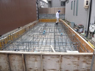 静岡市の設計事務所　ベタ基礎